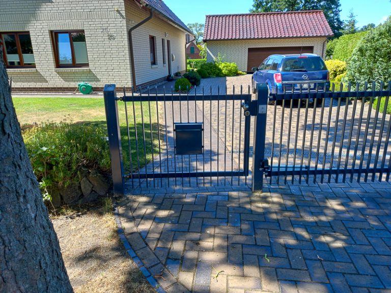 Schmiedeeiserne Einfahrt Einfahrttor